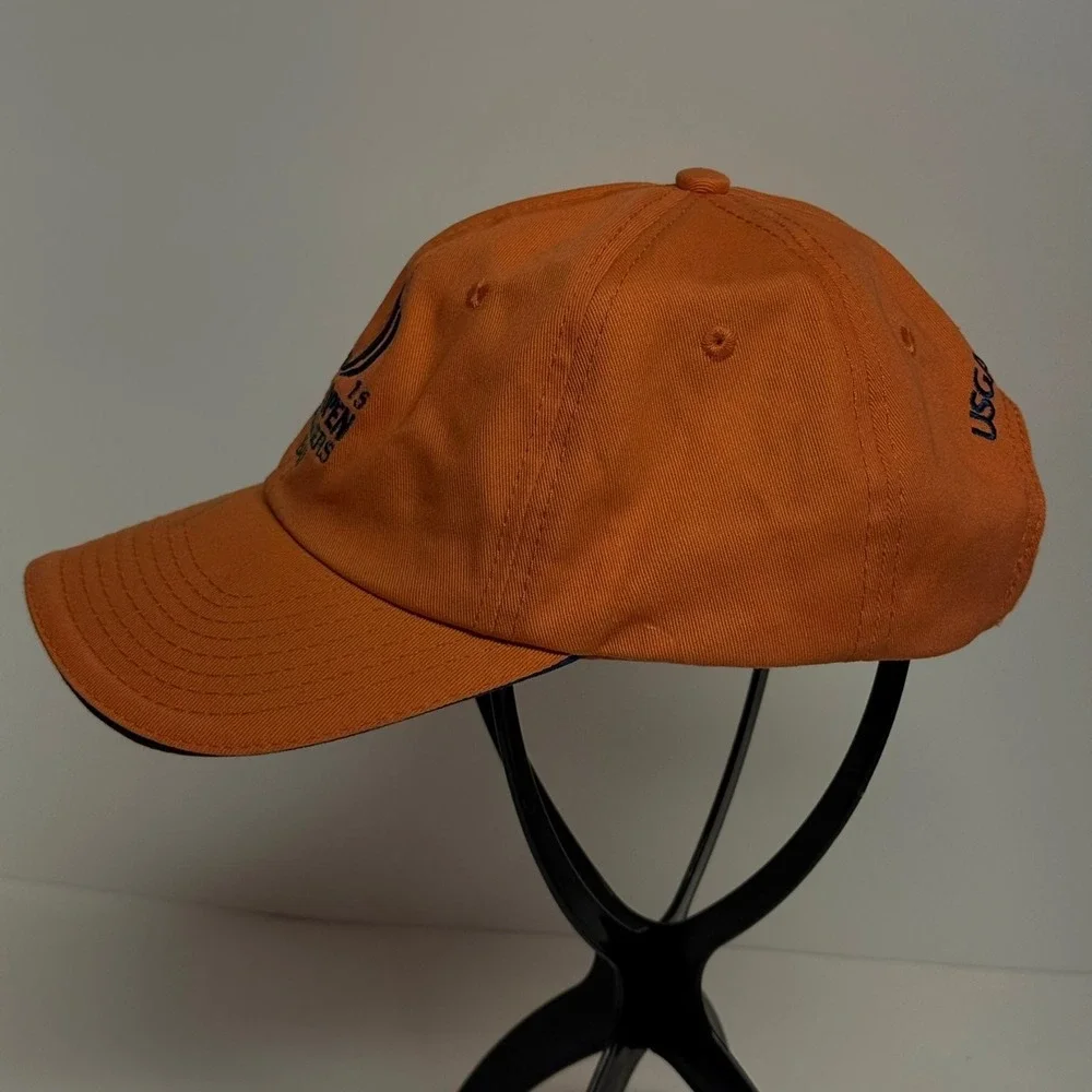 2015 U.S. Open Chambers Bay Golf Hat Adjustable Orange USGA Member - Picture 2 of 8